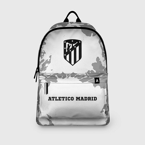 Рюкзак Atletico Madrid sport на светлом фоне: символ, над / 3D-принт – фото 3