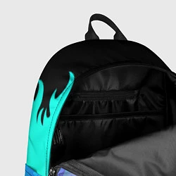 Рюкзак Hollywood Undead неоновый огонь, цвет: 3D-принт — фото 2