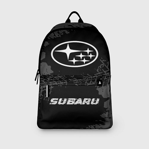 Рюкзак Subaru speed шины на темном: символ, надпись / 3D-принт – фото 3