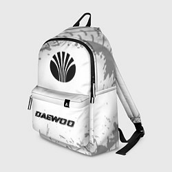 Рюкзак Daewoo speed шины на светлом: символ, надпись, цвет: 3D-принт
