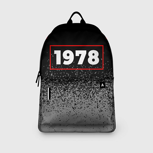 Рюкзак 1978 - в красной рамке на темном / 3D-принт – фото 3