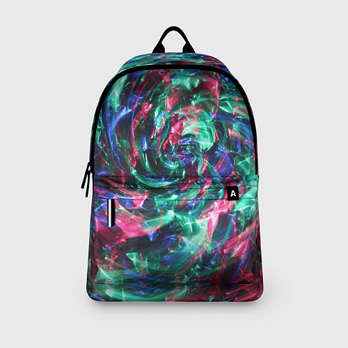 Рюкзак Цветной круговорот / 3D-принт – фото 3