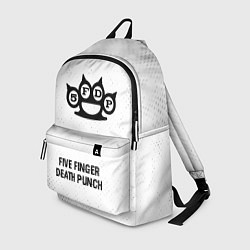Рюкзак Five Finger Death Punch glitch на светлом фоне: си, цвет: 3D-принт