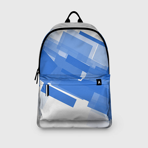 Рюкзак Геометрия в синем / 3D-принт – фото 3