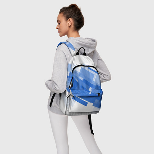 Рюкзак Геометрия в синем / 3D-принт – фото 6