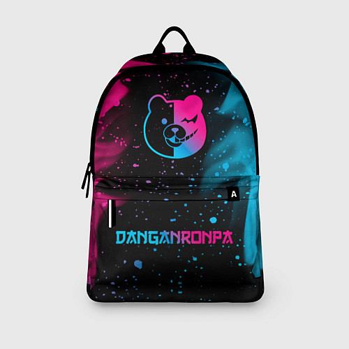 Рюкзак Danganronpa - neon gradient: символ, надпись / 3D-принт – фото 3