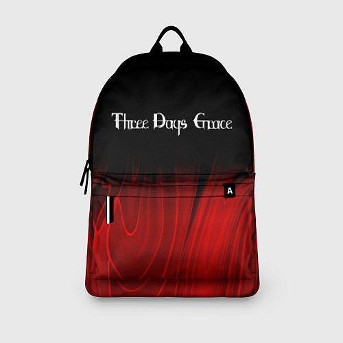 Рюкзак Three Days Grace red plasma / 3D-принт – фото 3