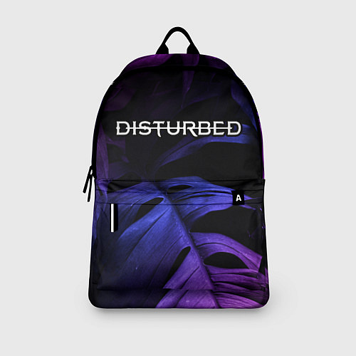 Рюкзак Disturbed neon monstera / 3D-принт – фото 3