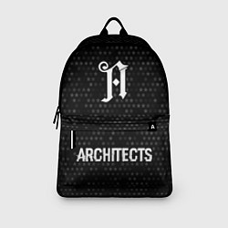 Рюкзак Architects glitch на темном фоне: символ, надпись, цвет: 3D-принт — фото 2