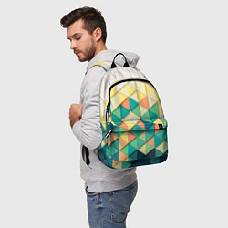 Рюкзак Мозаичный градиент, цвет: 3D-принт — фото 2