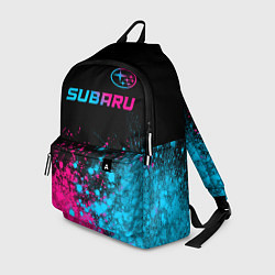 Рюкзак Subaru - neon gradient: символ сверху