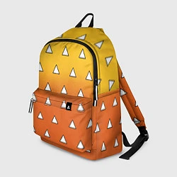 Рюкзак Оранжевое кимоно с треугольниками - Зеницу клинок, цвет: 3D-принт