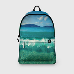 Рюкзак Волна набегает на берег, цвет: 3D-принт — фото 2