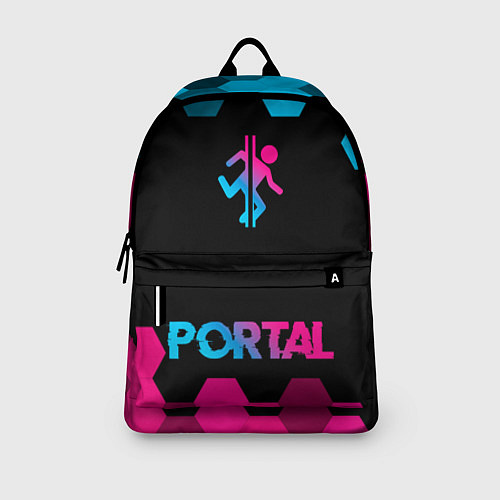 Рюкзак Portal - neon gradient: символ, надпись / 3D-принт – фото 3