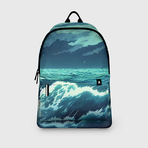 Рюкзак Цунами в стиле аниме - рисунок / 3D-принт – фото 3