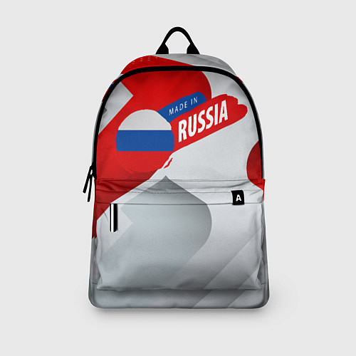 Рюкзак Welcome to Russia red & white / 3D-принт – фото 3