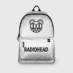 Рюкзак Radiohead glitch на светлом фоне: символ, надпись, цвет: 3D-принт — фото 2
