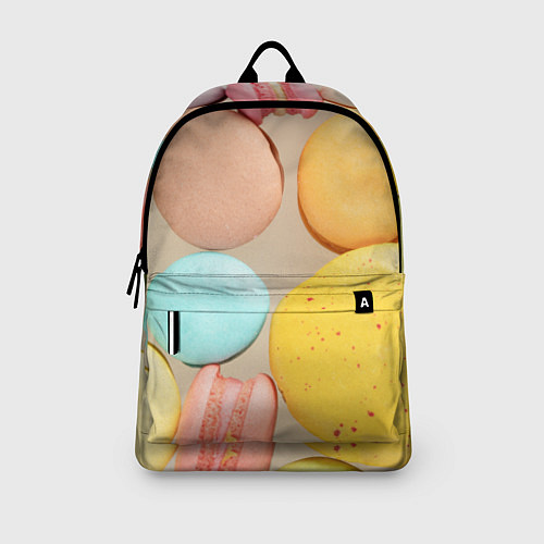 Рюкзак Разноцветные пирожные Макарон / 3D-принт – фото 3