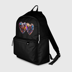 Рюкзак Два разноцветных сердечка
