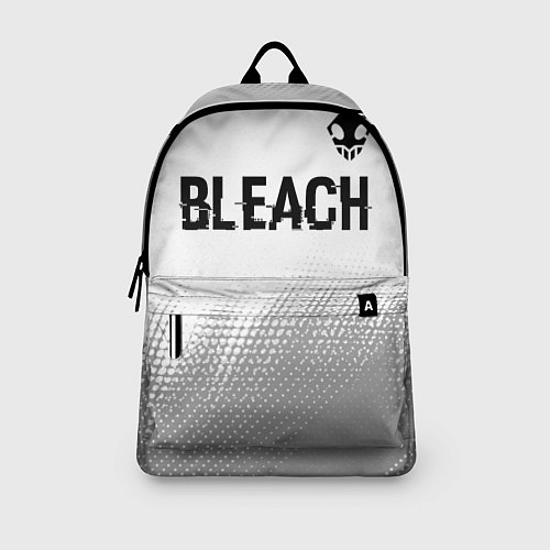 Рюкзак Bleach glitch на светлом фоне: символ сверху / 3D-принт – фото 3