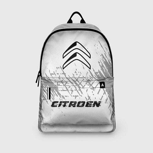Рюкзак Citroen speed шины на светлом: символ, надпись / 3D-принт – фото 3