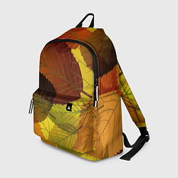 Рюкзак Осенние крупные листья, цвет: 3D-принт