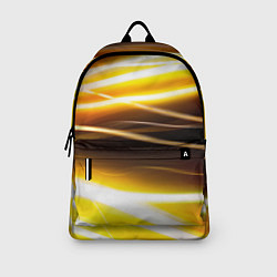 Рюкзак Желтые неоновые полосы, цвет: 3D-принт — фото 2