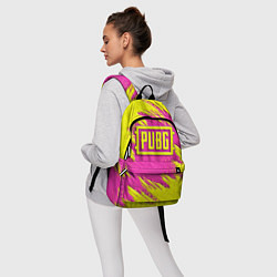 Рюкзак PUBG yellow, цвет: 3D-принт — фото 2