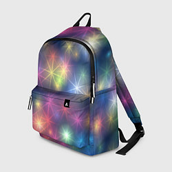 Рюкзак Разноцветные неоновые блики, цвет: 3D-принт