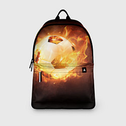 Рюкзак Футбольный мяч огонь, цвет: 3D-принт — фото 2