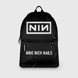 Рюкзак Nine Inch Nails glitch на темном фоне: символ, над, цвет: 3D-принт — фото 2