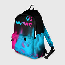 Рюкзак Infiniti - neon gradient: символ сверху, цвет: 3D-принт