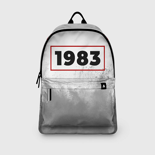 Рюкзак 1983 - в красной рамке на светлом / 3D-принт – фото 3