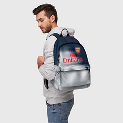 Рюкзак Arsenal logo абстракция, цвет: 3D-принт — фото 2