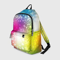 Рюкзак Звезды на радужном фоне, цвет: 3D-принт