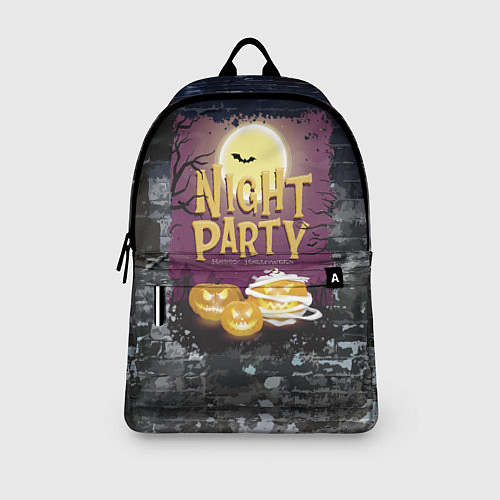Рюкзак Ночная вечеринка - Pumpkin / 3D-принт – фото 3