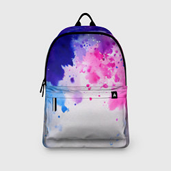 Рюкзак Акварельные кляксы, цвет: 3D-принт — фото 2