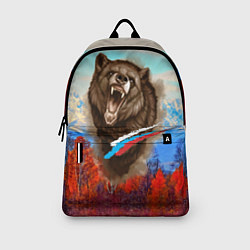 Рюкзак Не буди зверя русский медведь, цвет: 3D-принт — фото 2