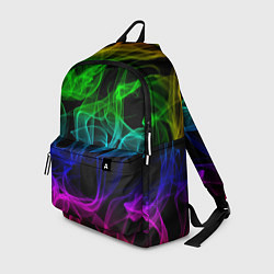Рюкзак Разноцветный неоновый дым, цвет: 3D-принт