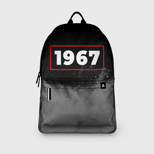 Рюкзак 1967 - в красной рамке на темном / 3D-принт – фото 3