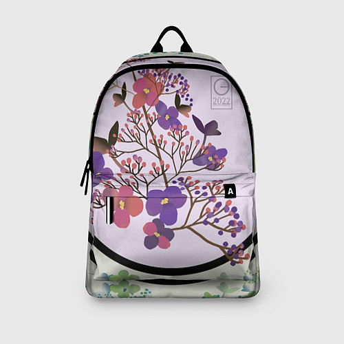 Рюкзак Осенние цветы / 3D-принт – фото 3