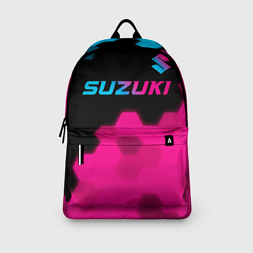 Рюкзак Suzuki - neon gradient: символ сверху / 3D-принт – фото 3