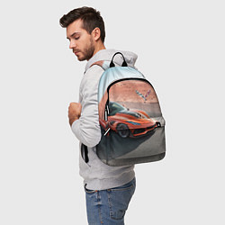 Рюкзак Chevrolet Corvette - Motorsport - Desert, цвет: 3D-принт — фото 2