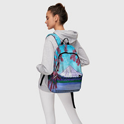 Рюкзак Цветение сакуры Фудзияма, цвет: 3D-принт — фото 2