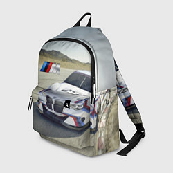 Рюкзак Спортивная бэха на гоночной трассе, цвет: 3D-принт