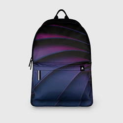 Рюкзак Спиральные тёмные пластины, цвет: 3D-принт — фото 2