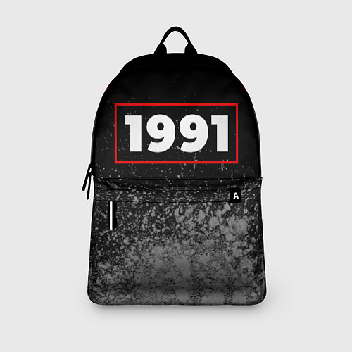 Рюкзак 1991 - в красной рамке на темном / 3D-принт – фото 3