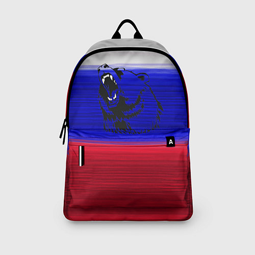 Рюкзак Флаг России с медведем / 3D-принт – фото 3