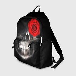 Рюкзак Роза на черепе, цвет: 3D-принт