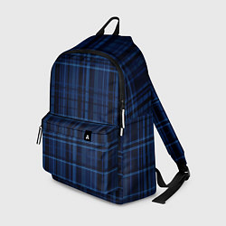 Рюкзак Темно-синий полосы, цвет: 3D-принт